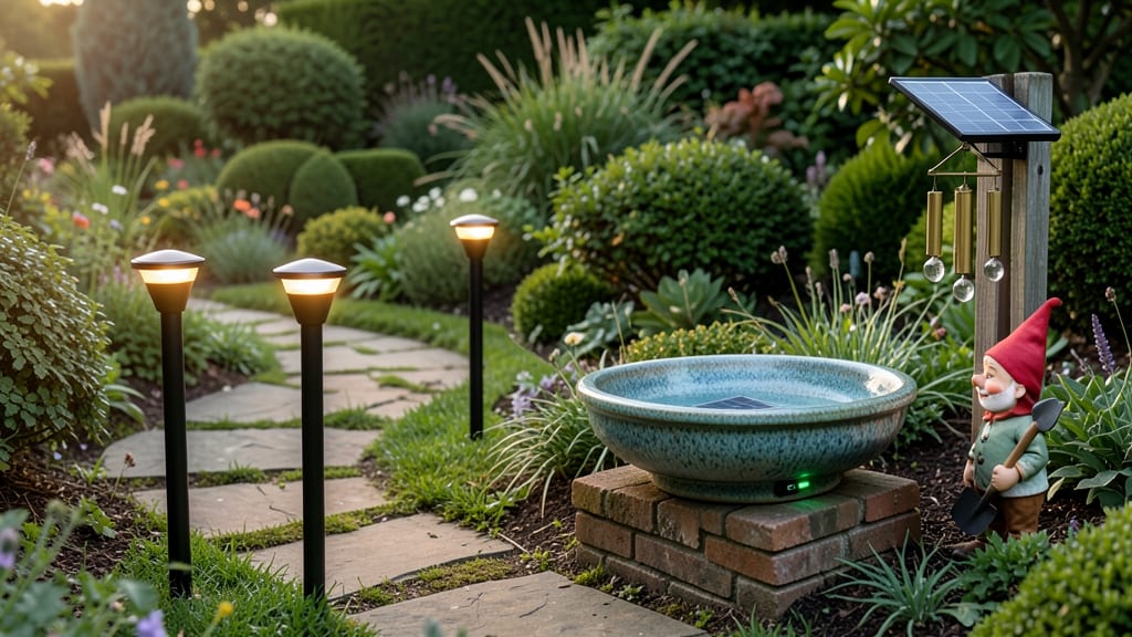 Solar Powered Lawn Ornaments: Glowing Garden Decor With Zero Wiring Hassle