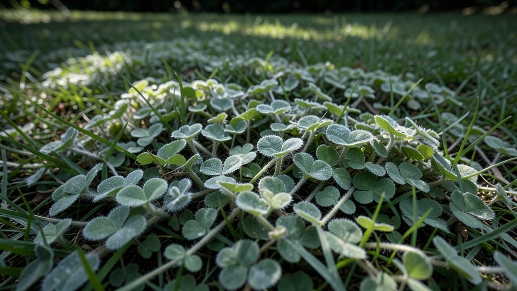 Hairy Galium vs. Clover