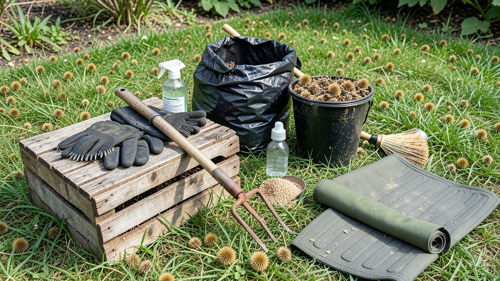 How to Get Rid of Burrs in Lawn: Manual vs. Machine Methods Compared