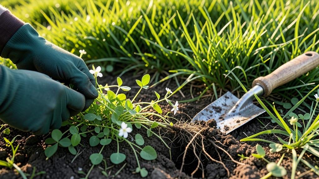 Sticker Weeds in Lawn: Vinegar Spray Solution for Fast Eradication