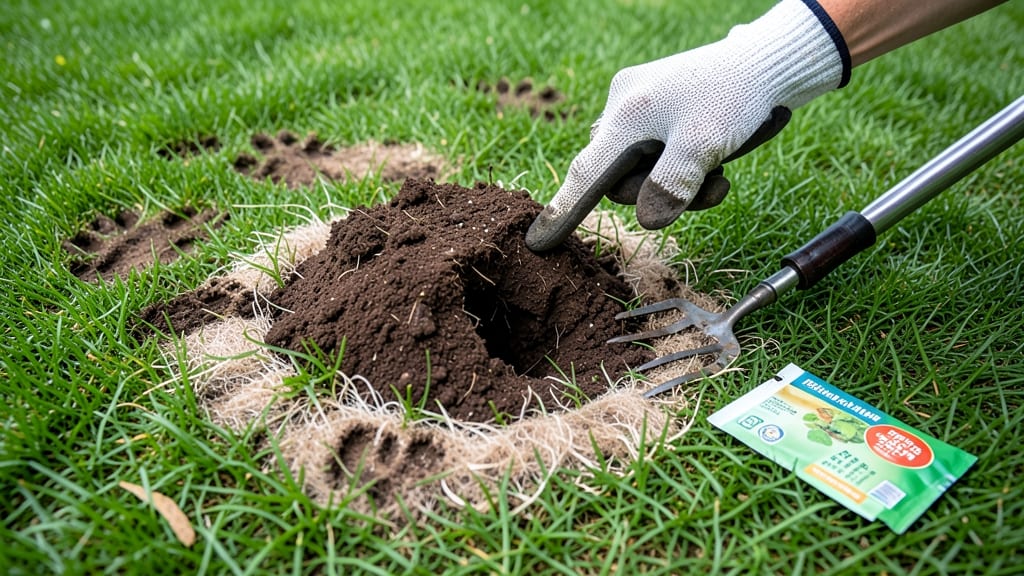 Holes in the Lawn UK: Grub and Mole Barrier in 24 Hours