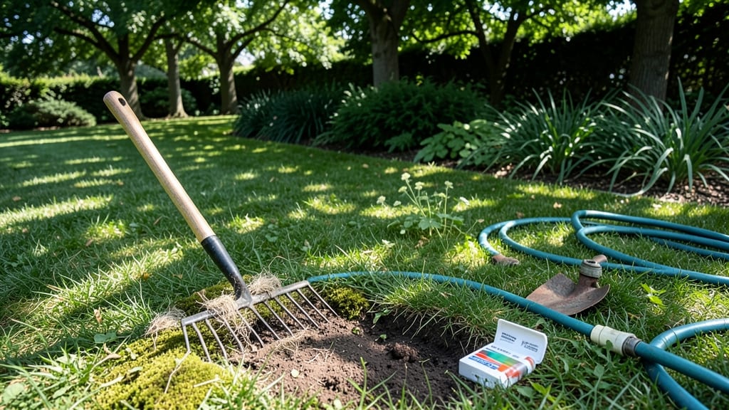 Dark Green Areas in Lawn: Shady Grass Revival With Nitrogen Boost