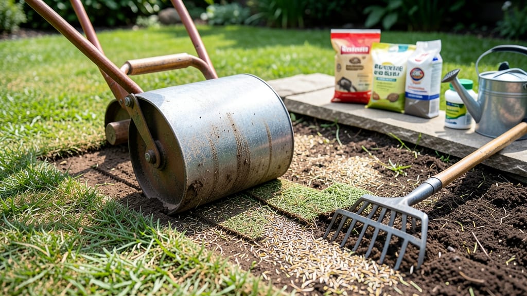Lawn Repair Rolls: Instant Patch Solution for Bald Spots