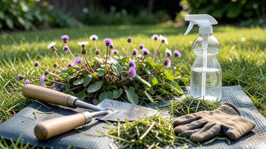 Purple Weeds in Lawn: Natural Lawn Restoration in 3 Steps