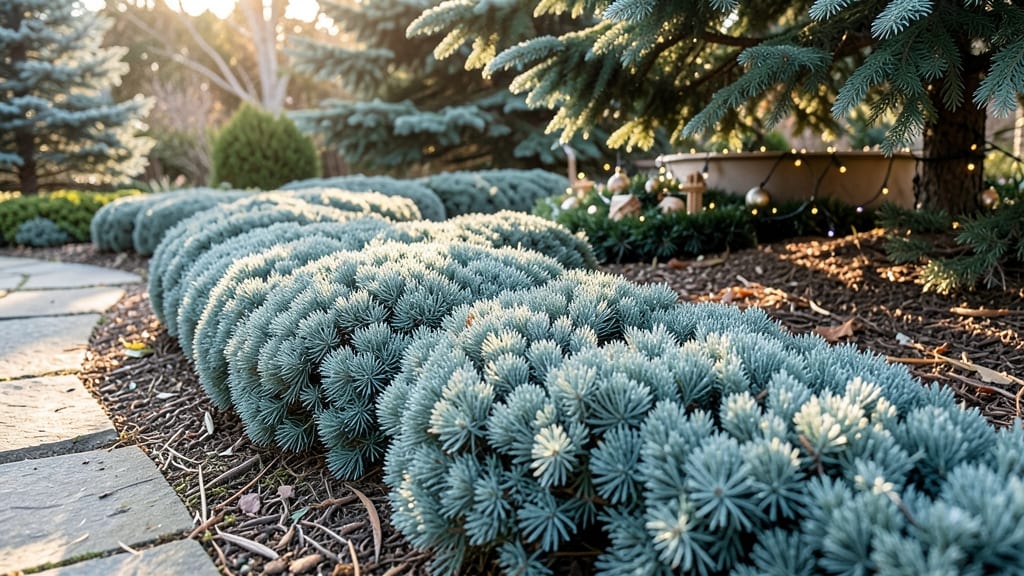 Dwarf Blue Rug Juniper Christmas Tree