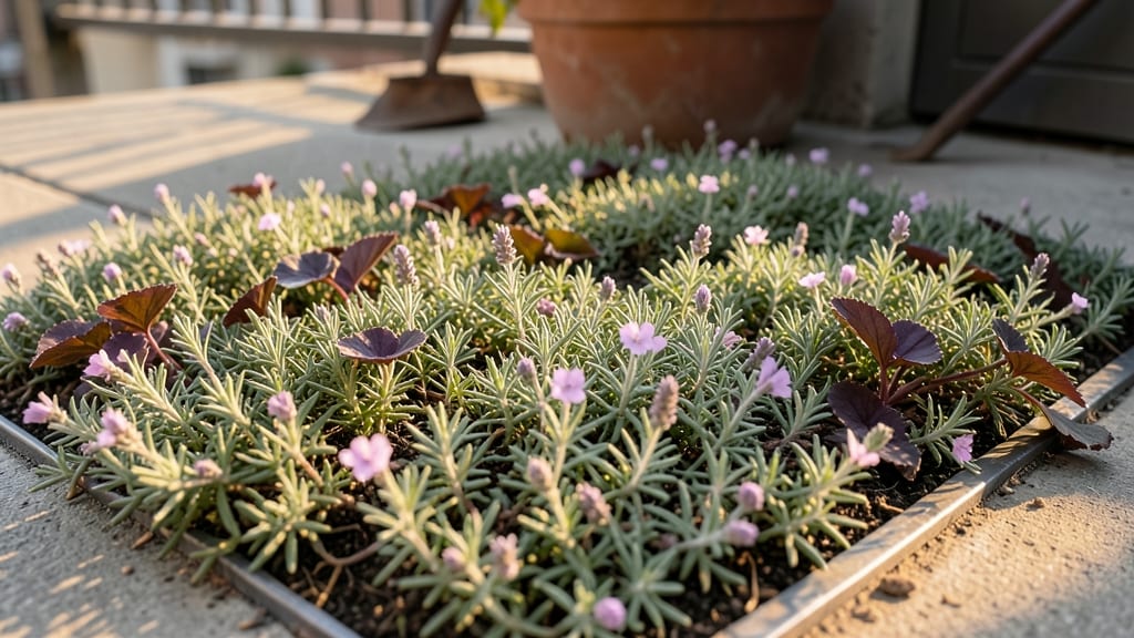 Micro Lawn with Ground Cover Perennials
