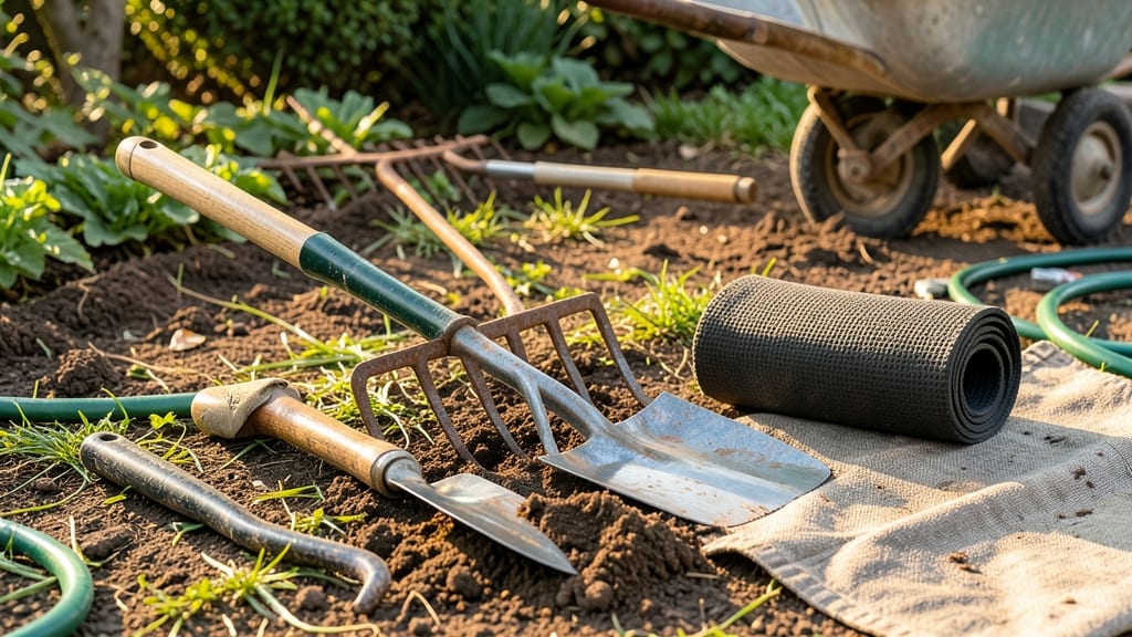Tools for Digging Up Lawn: Heavy-Duty Weed Barrier Prep Essentials