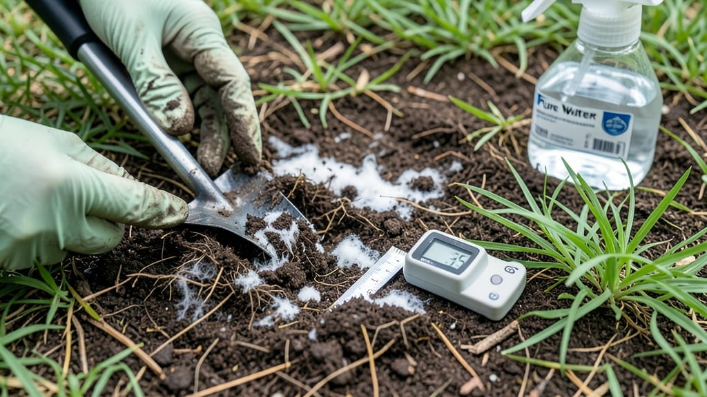 White Fungus in Soil Under Lawn: Grub-Free Grass Revival in 3 Steps
