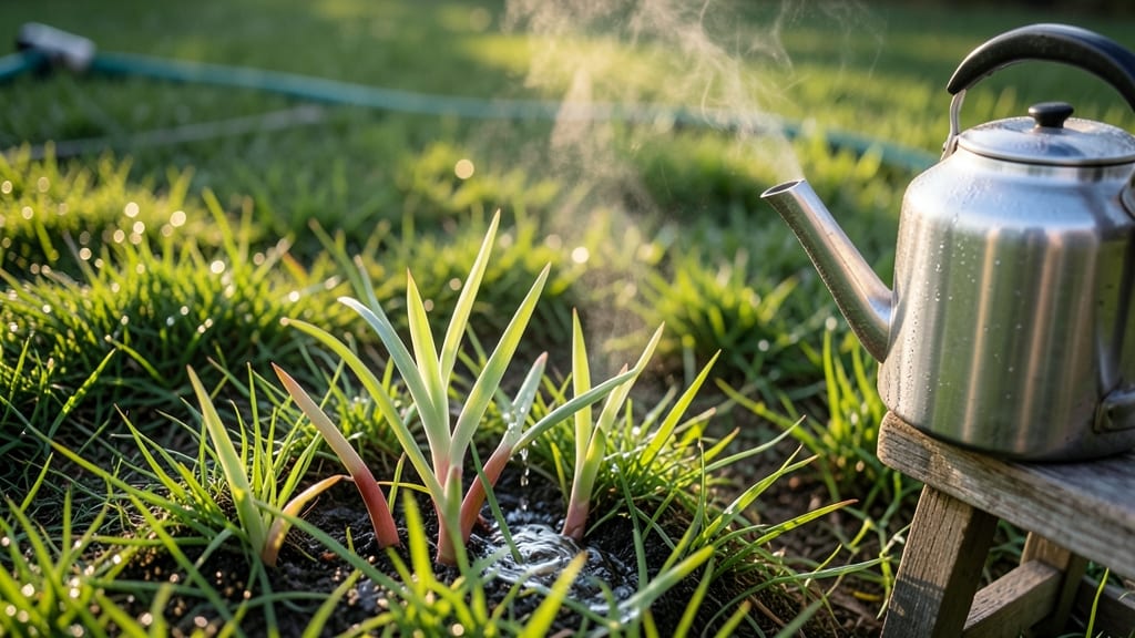 Nutsedge Elimination Using Boiling Water