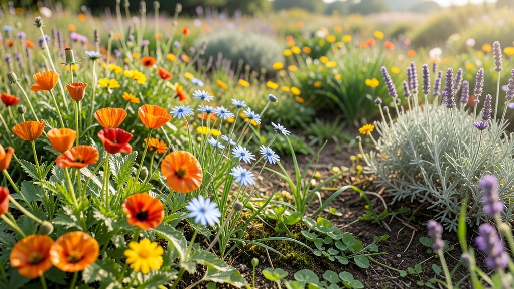 Edible Wildflower and Herb Garden