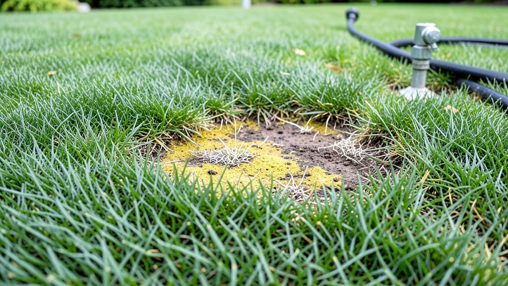 Urine Stains On Lawn: Dilute Vinegar Rinse for Fast Disappearance