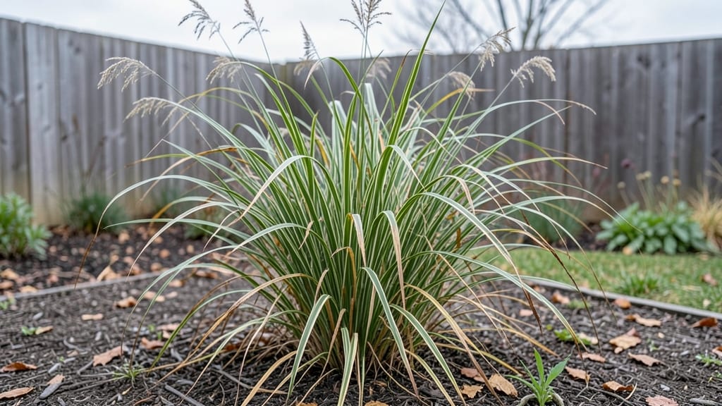 Braided Ornamental Grass: Textured Privacy Screen for Year-Round Landscapes