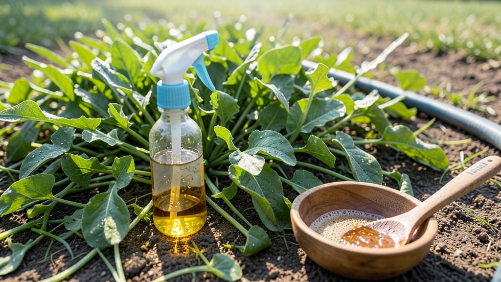 Plantain Weed Extraction Using Soap Spray