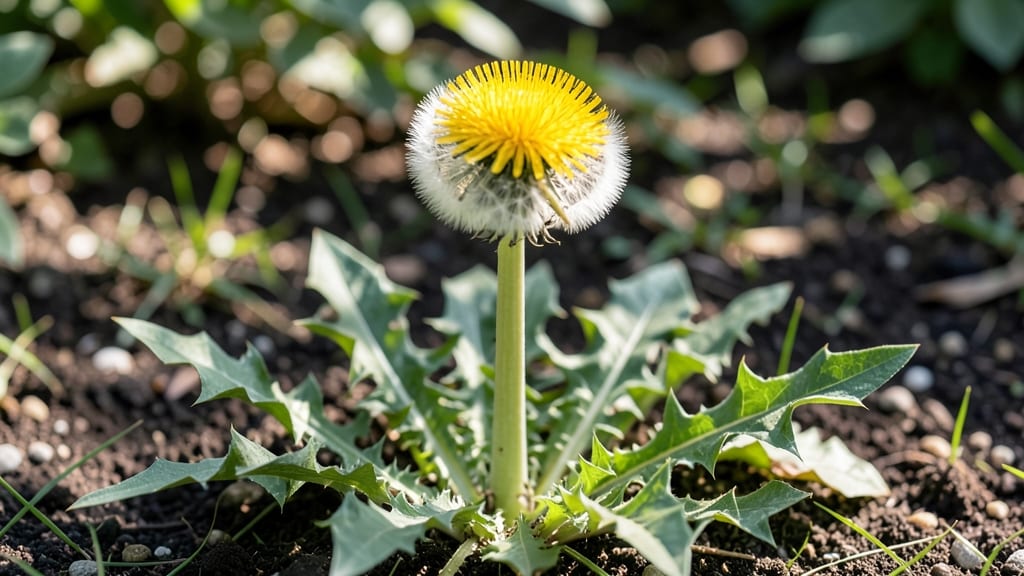 Dandelion Lawn Weed White Puffy Seeds: Nature's Free Pollinator Buffet