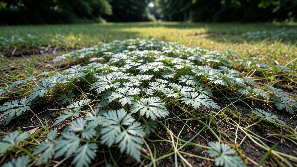 Japanese Painted Fern Lookalike: Creeping Charlie