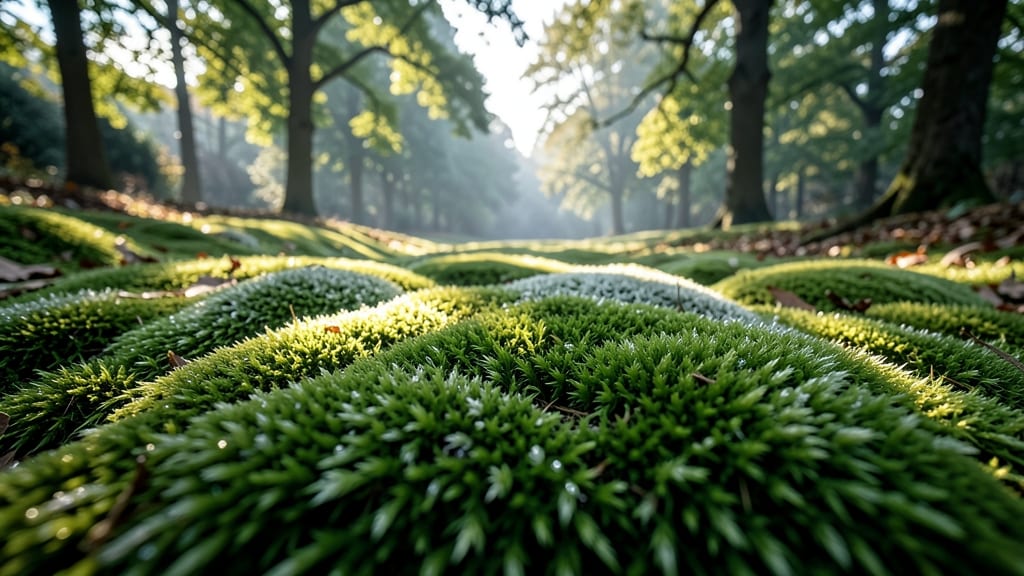 Moss Lawn for Shady Areas