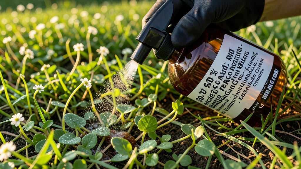 Dandelion Chickweed Vinegar Spray