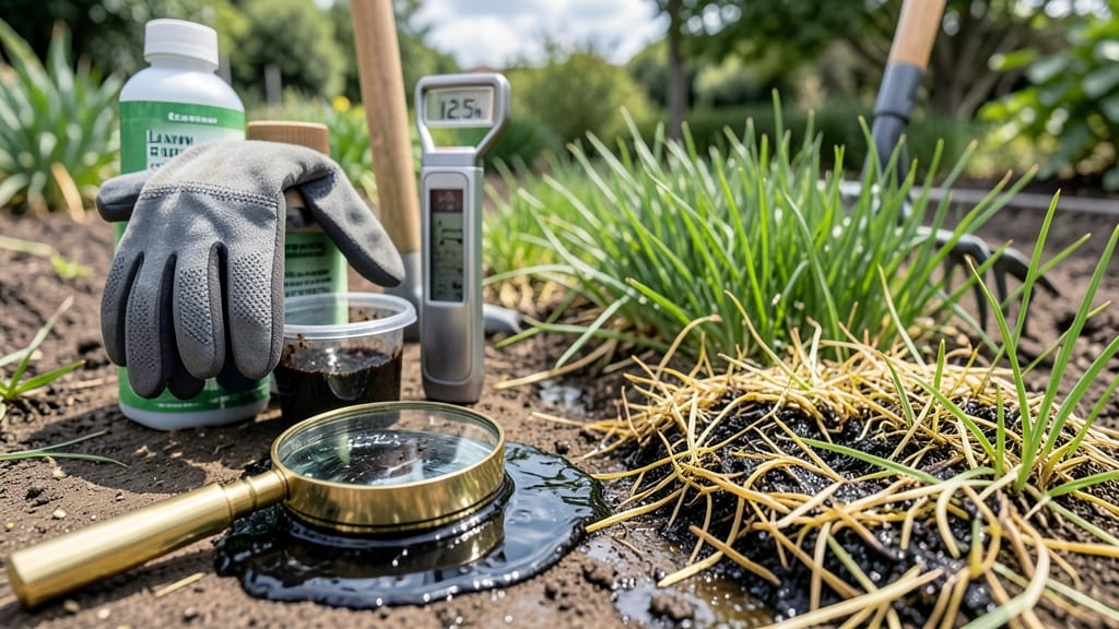 Black Slime on Lawn: Oxygen Bleach Fix in 15 Minutes