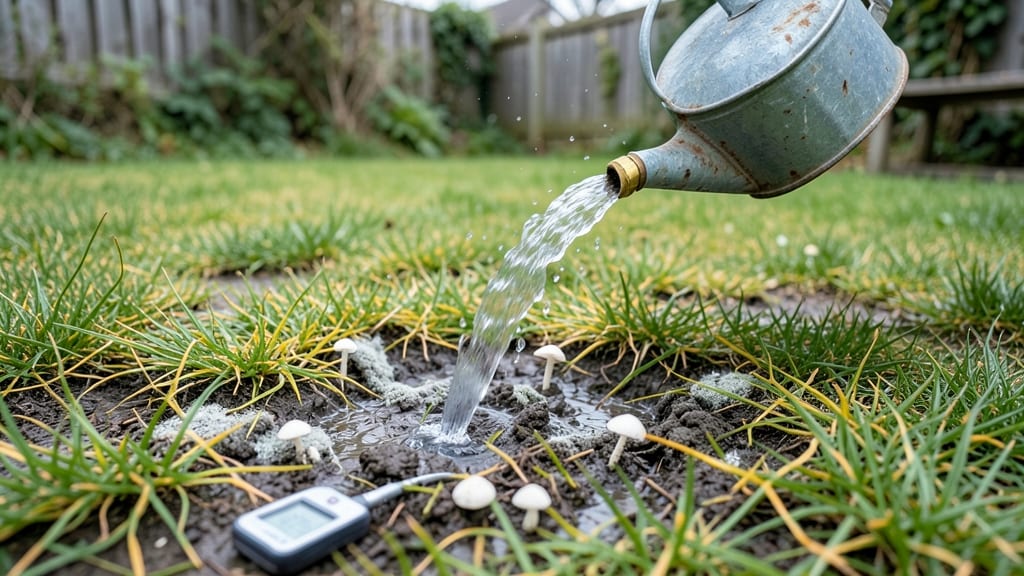 Overwatered Lawn Rescue: Drainage Fix for Spongy Grass Recovery