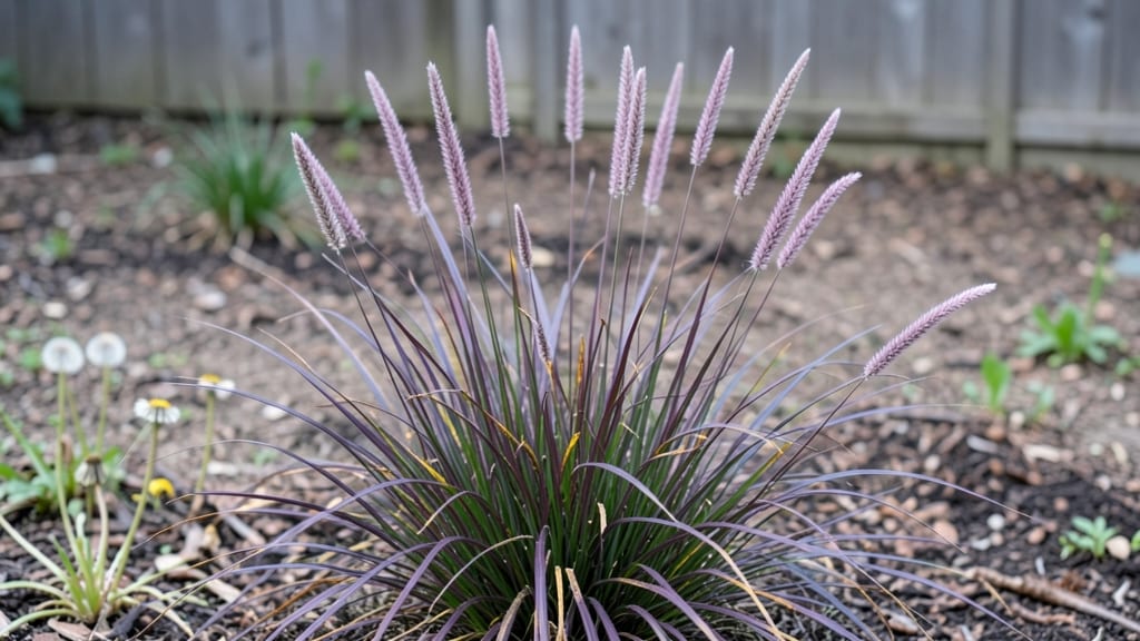 Purple Foutain Grass: Year-Round Color With Drought-Proof Resilience