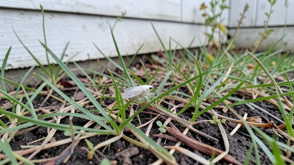 White Fly in Grass: Natural Elimination Without Chemical Traces